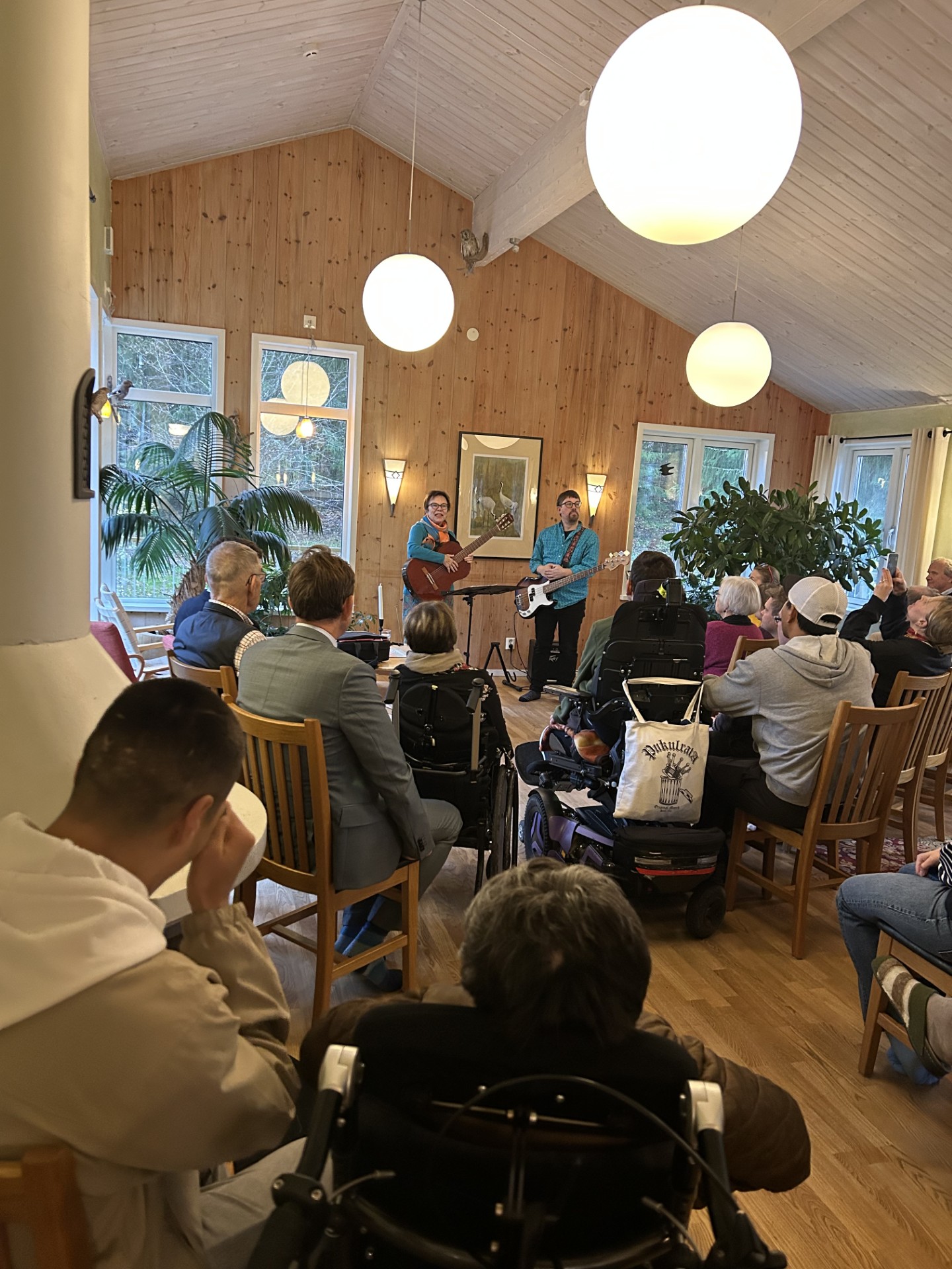 Musikunderhållning inomhus